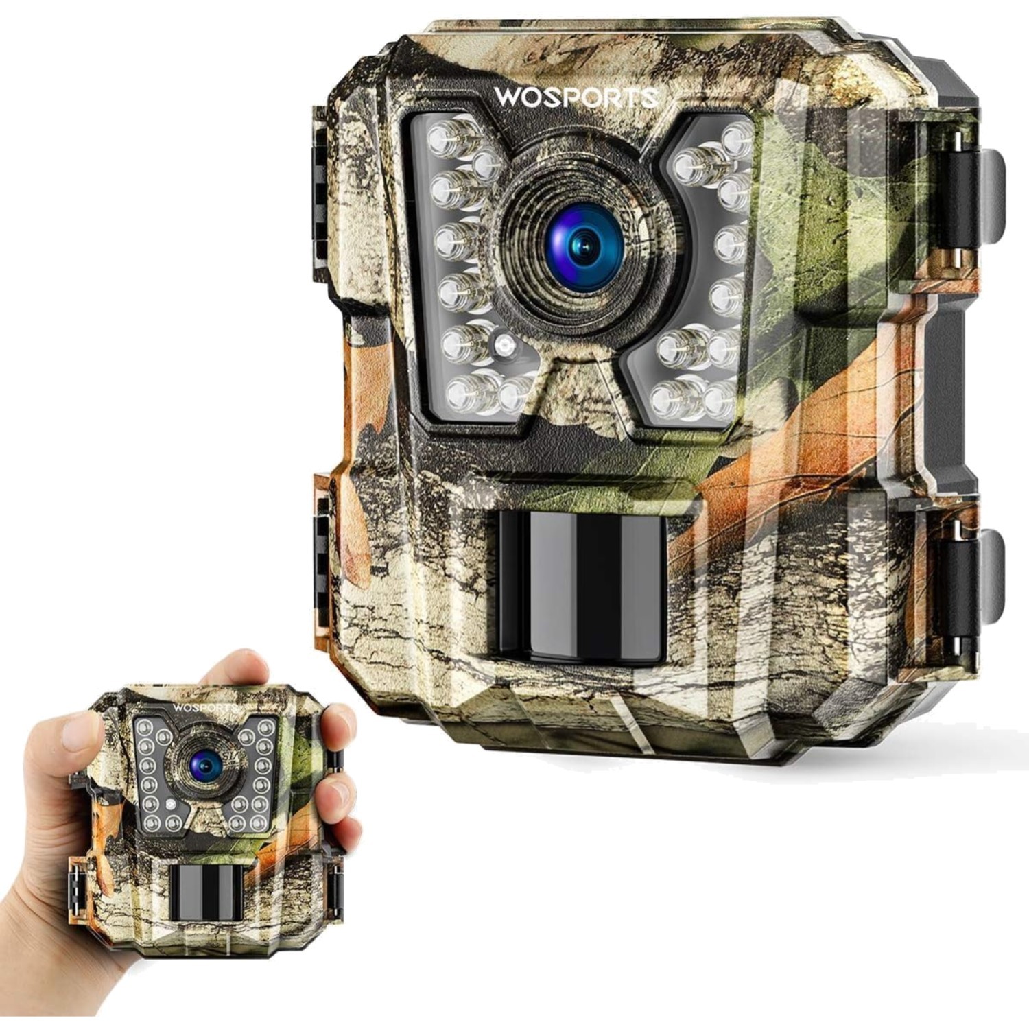 Mini Trail Camera,24MP 1080P HD Game Camera Motion Activated with IR Night Vi...