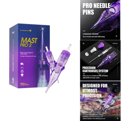 Mast Pro2 Tattoo Nadeln Set 50 Stück 0.35mm 0.30mm