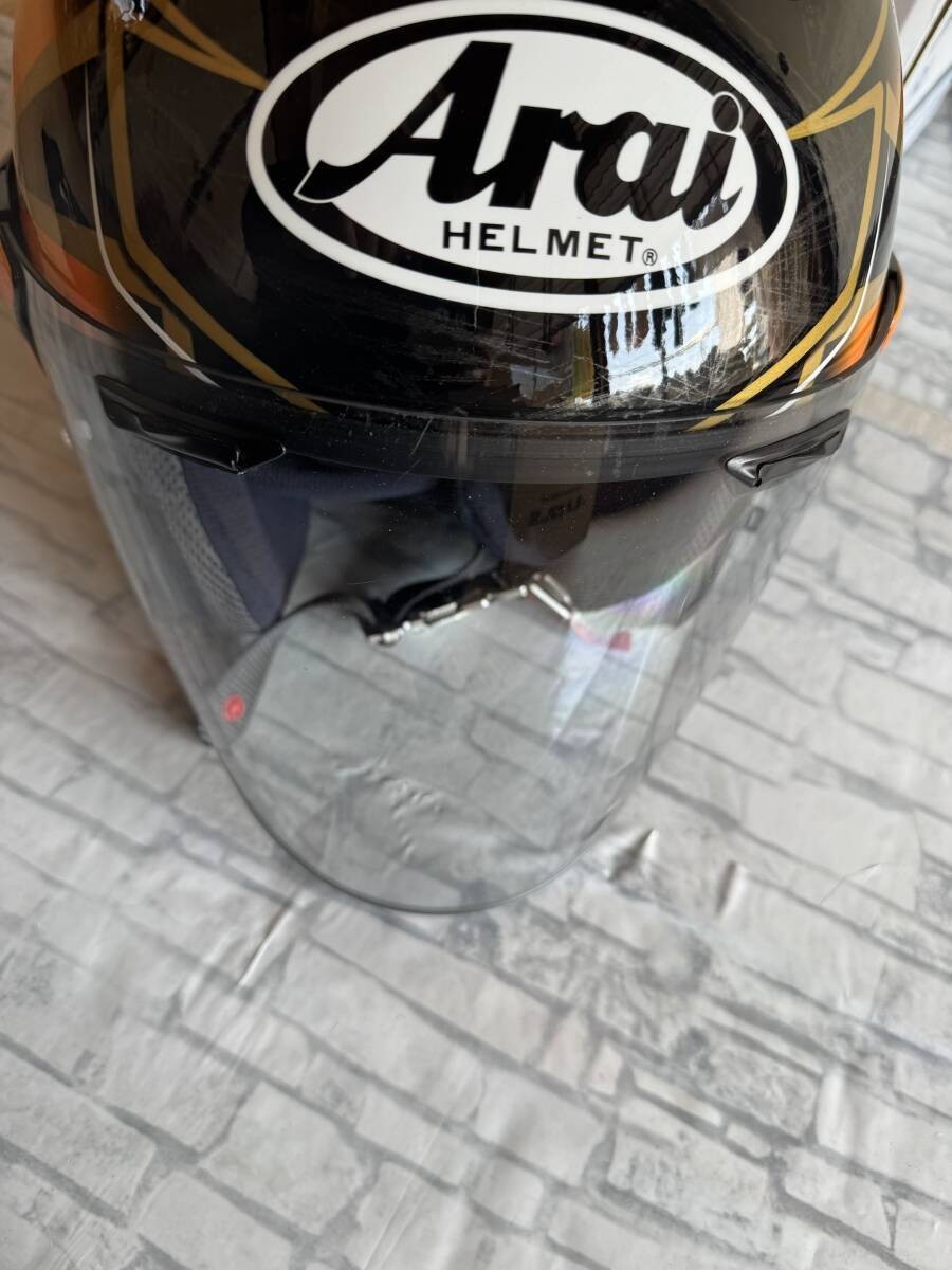 Arai VZ-RAM PEDROSA SAMURAI SPIRIT Jet helmet XL:61-62cm From
