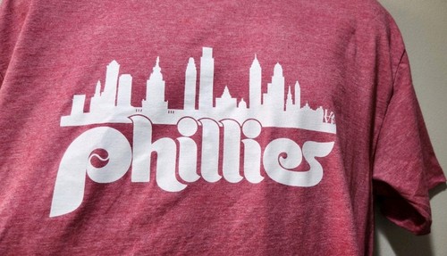 Philadelphia Phillies T-shirt Throwback PHILLIES SHIRT SOFT STYLE PHILLY LARGE - Picture 9 of 21