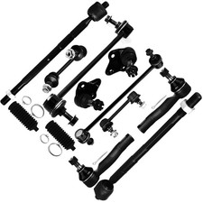 12pcs Front End Suspension Kit Outer Inner Tie Rod End for Toyota RAV4 2001 2005