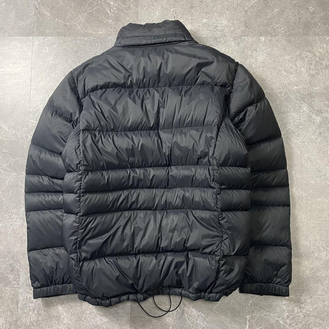 Montbell Down Jacket Black L Drawstring Hem Lightweight 90