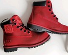Timberland Premium Red Exo Web Grid Tech Boots Nubuck Boys 6.5 — photo 3
