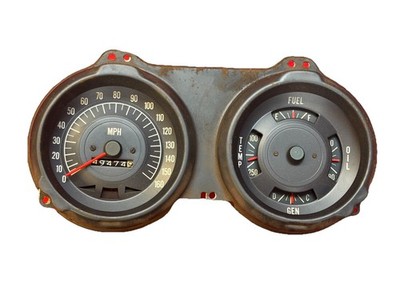 OEM GM 1968 Pontiac Firebird Rally Gauge Set w/ Printed Circuit Board