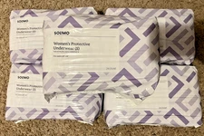 Solimo Women's Protective/Postpartum Underwear Small, 24ct x5 = 120 count NEW