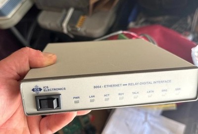 ICS Electronics 8064-12 Ethernet Relay Digital Interface TESTED WORKING