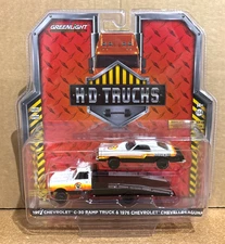 Greenlight  H.D. Trucks '72 C-30 Ramp Truck with 1976 Chevelle Laguna