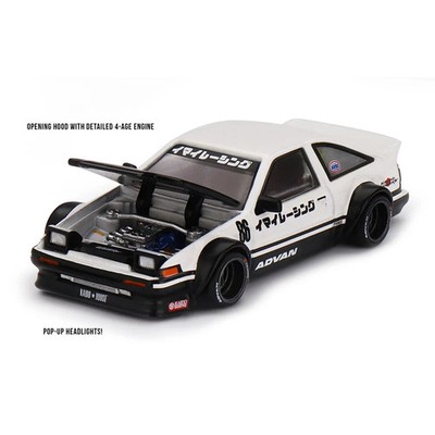 Mini GT x Kaido House 1:64 Toyota AE86 Sprinter Trueno Kaido