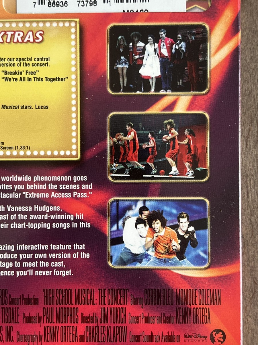 High School Musical: The Concert - Extreme Access Pass (DVD, 2007