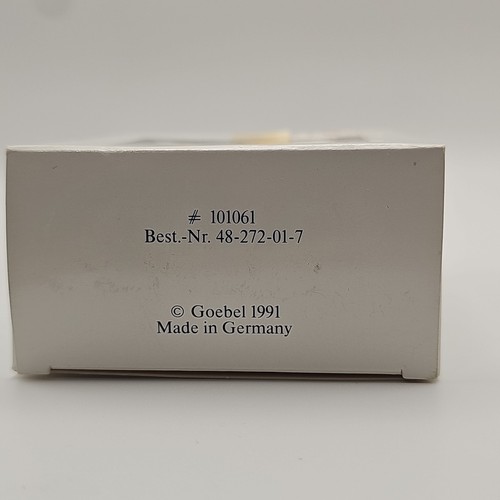 Goebel Charlot BYJ 272 Anioł na Księżycu 1991 Roczna ozdoba TMK6 2 3/4" Wysokość w pudełku - Zdjęcie 11 z 11