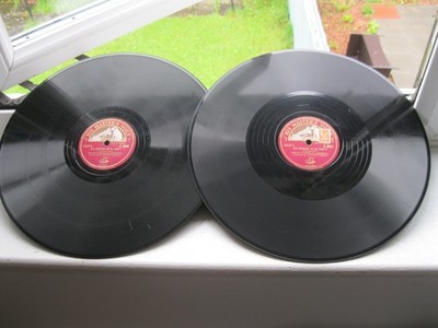 2 x BOSTON PROMENADE ORCHESTRA 12'' 78 RPM 1812 OVERTURE, OP.49  HMV 3040/1