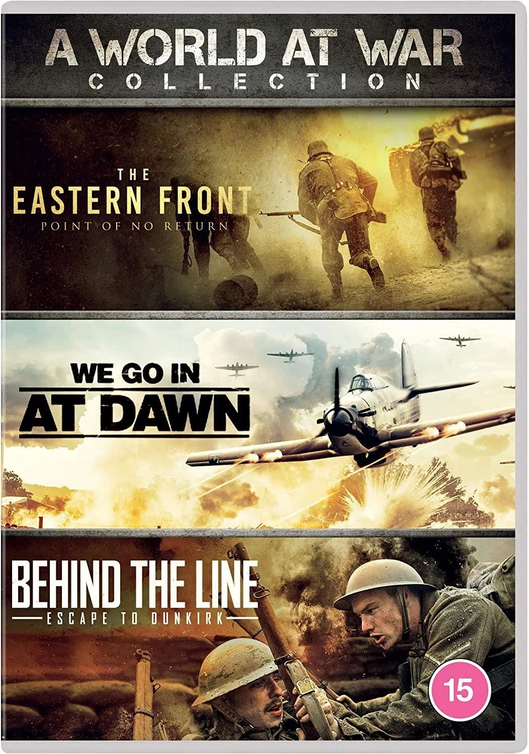 A WORLD AT WAR COLLECTION EASTERN FRONT AT DAWN BEHIND THE LINE DVD NEW & SEALED