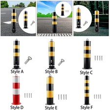 Parking Barrier Pole Parking Lot Warning Post Supermarkets Safe Bollard Post