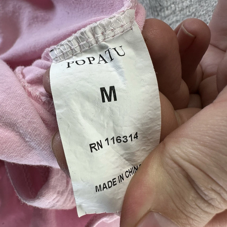 Popatu Tutu Dress Girls M Pink Sleeveless - Image 3 of 4