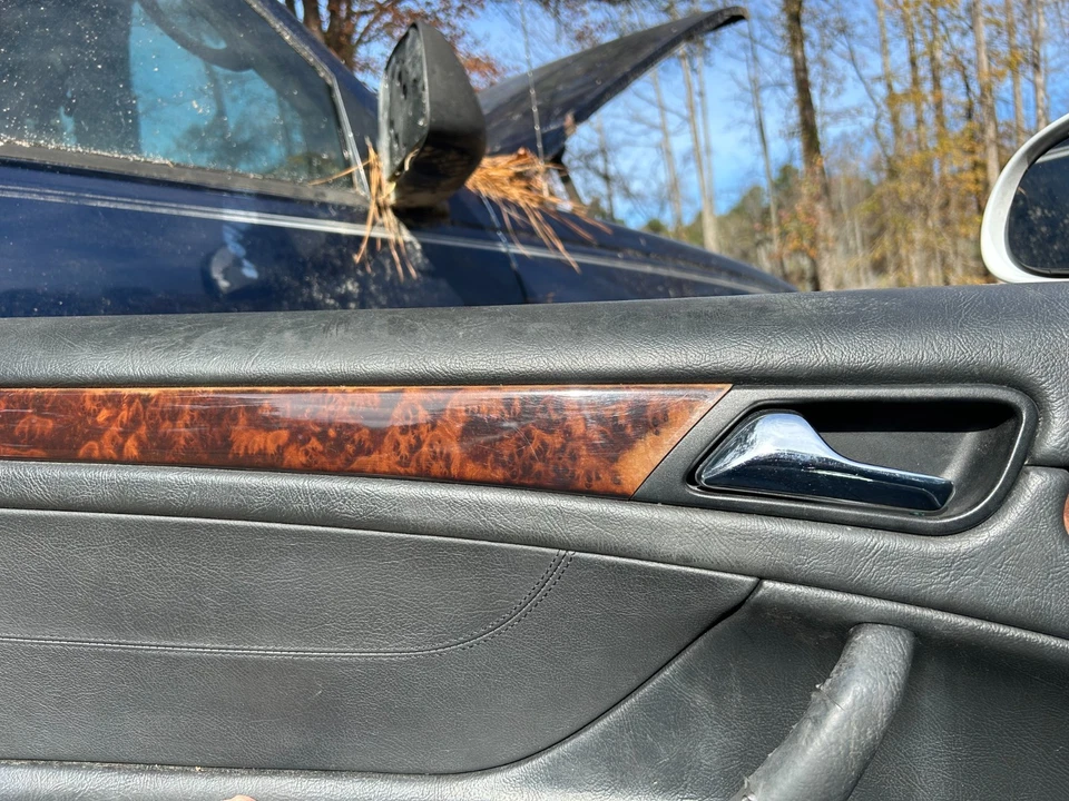 Mercedes CLK 320 1998 manija de puerta lateral del conductor y pieza de moldura Foto 2 de 4