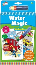 Galt Toys, Water Magic - Vehicles, Colouring Book for Children, Ages 3 Years Pl