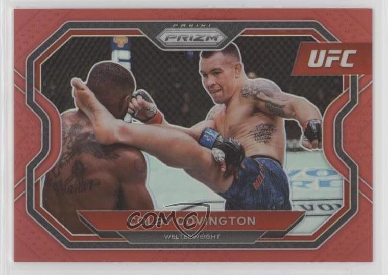 2021 Panini Prizm UFC Red Prizm 117/275 Colby Covington #116 0q60