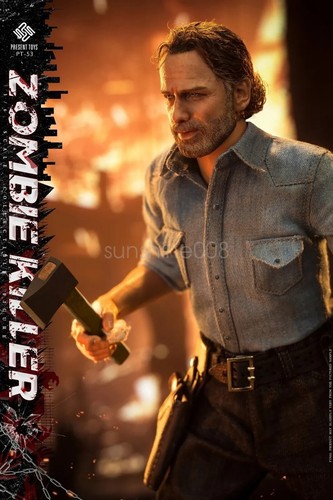 In stock New PRESENT TOYS PT-sp53 1/6 The Zombie Killer 12" Action Figure - Picture 4 of 14
