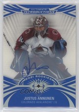 2021-22 Upper Deck Ultimate Collection Introductions Justus Annunen Auto 03h9