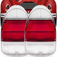 Rear Tail Light Lens Clear White Pair 2pcs Volkswagen Vw Beetle Bug T1 Lenses