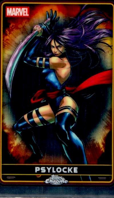 2025 Topps Chrome Marvel Deadpool #8 Psylocke