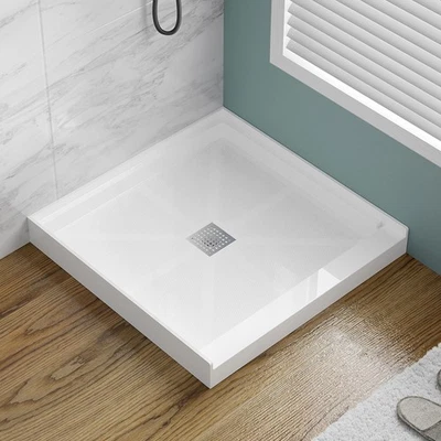 Kaldewei Ambiente - Plato De Ducha Duschplan 392-2, 100x100 Cm, Con Soporte De Poliestireno Blanco 440248040001