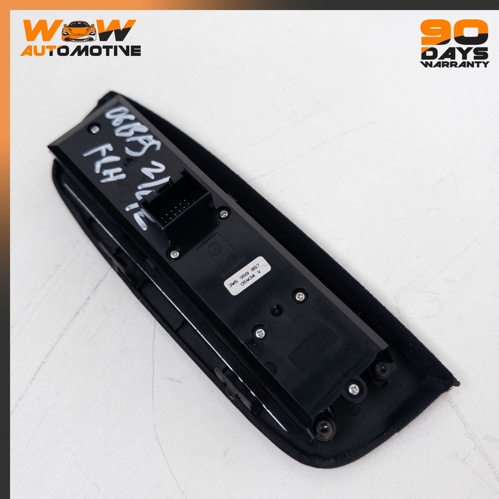 06-19 BENTLEY CONTINENTAL FLYING SPUR FRONT LEFT MASTER DOOR SWITCH PANEL OEM