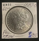 1887-O Full Strike Morgan Silver Dollar BU