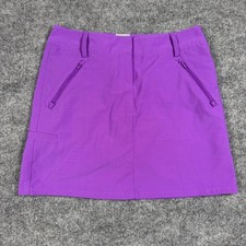 Adidas Wmn Climacool Golf Skort Size 2 Purple Active EUC