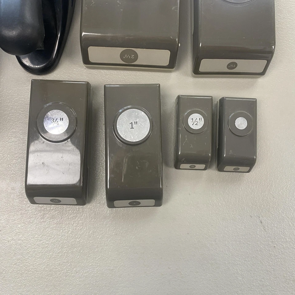 Stampin' Up! Circle Punch Lot 8 Sizes 1/2 to 2-1/2 in Paper Craft Marvy Uchida - Image 4 of 4