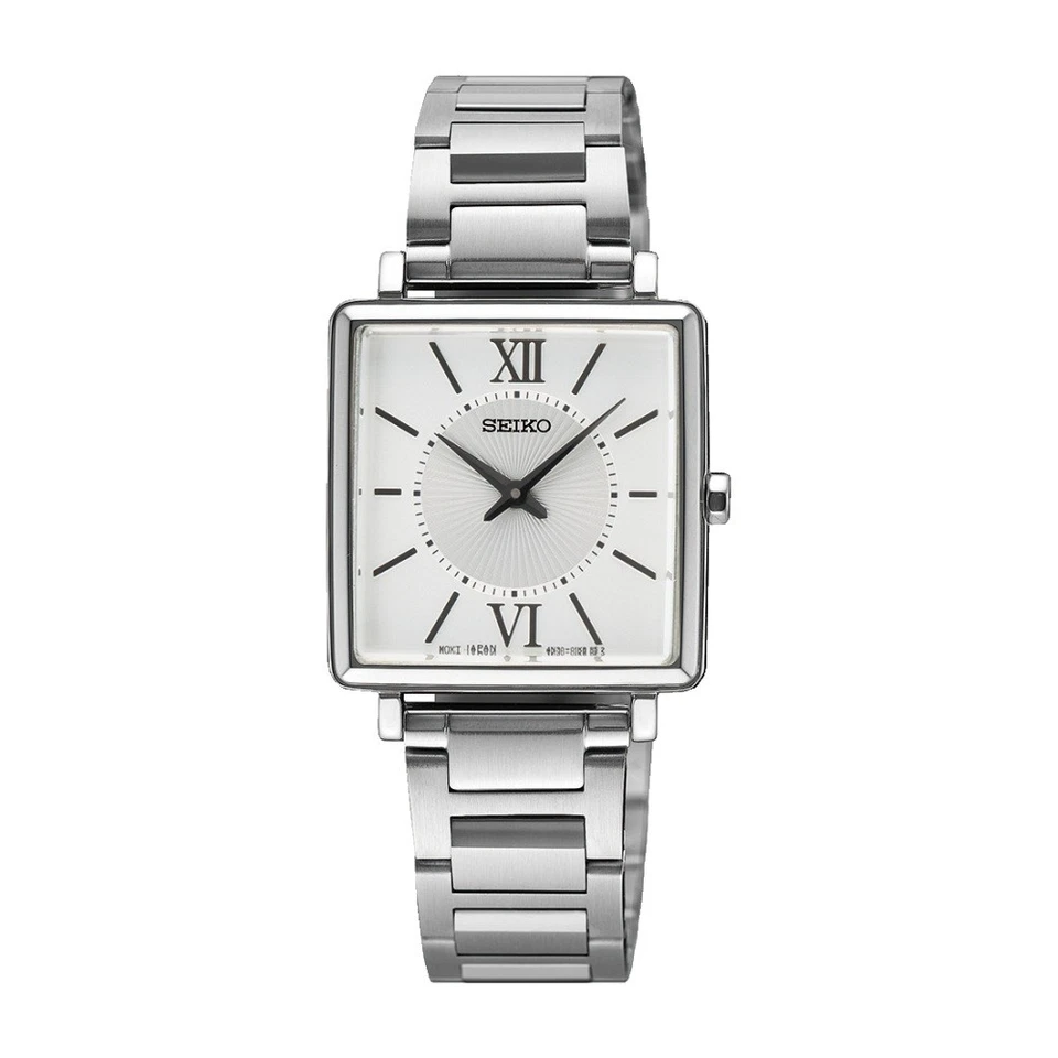 Seiko Damenuhr Quarz Rechteckig Edelstahl SWR111P1