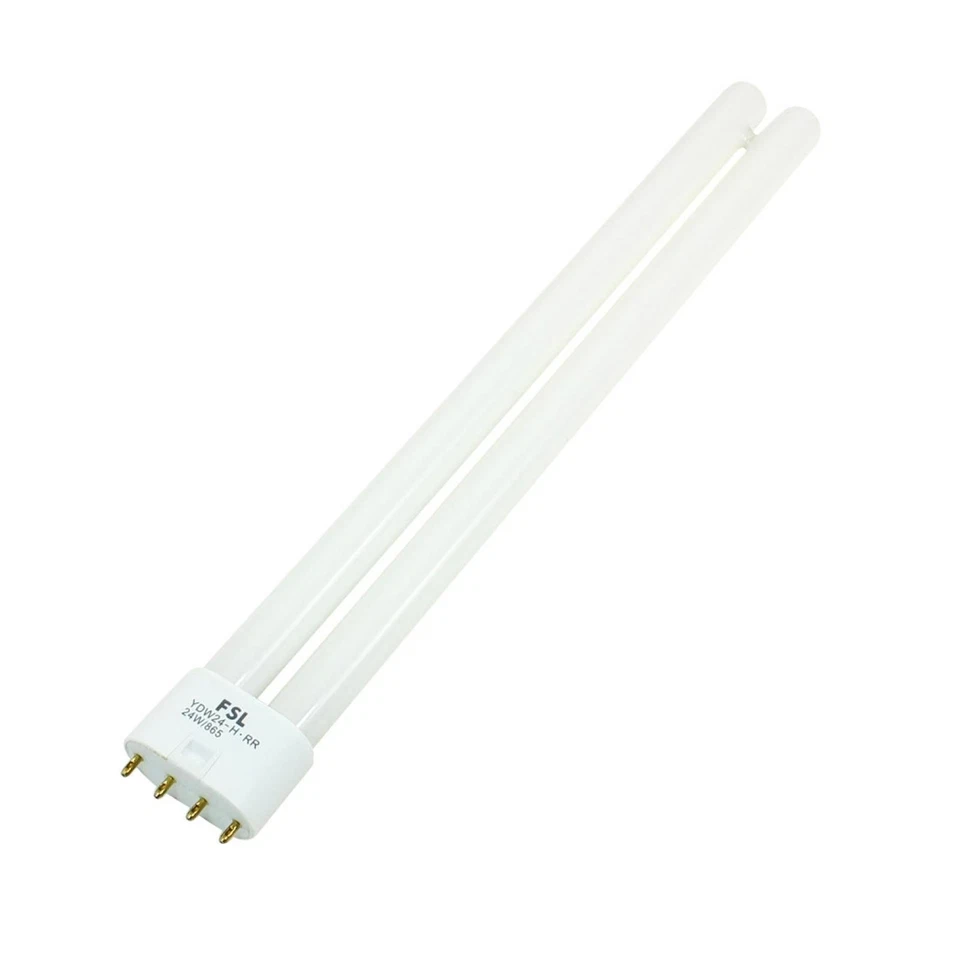 AC 220V 24W 4broches 1 ampoule 2G11 Ampoule Lampe Tube Fluorescent Lumière Blanc - Photo 1/1