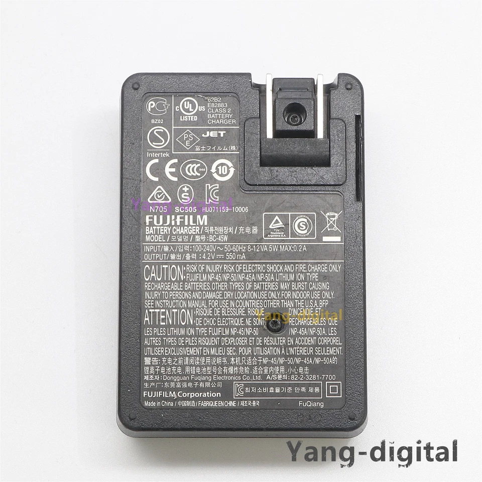 Cargador Original Fujifilm BC-45W para Batería NP-45A NP-50 T205 T300 X10 X20 XP100 Foto 2 de 4