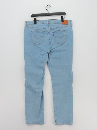 Levi’s Damen Jeans UK 18 Blau Baumwolle mit Elasthan, Polyester Straight - Bild 2 von 6