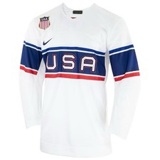   NWT Men  s USA Hockey 2022 Nike Olympic Home Jersey White Sz Small Replica  