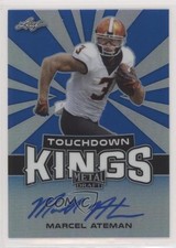 2018 Leaf Metal Draft Touchdown Kings Blue 13/35 Marcell Ateman Marcel Auto 1u6
