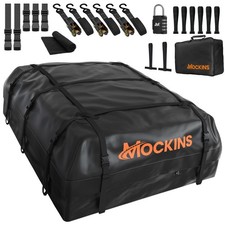 Mockins 40 Cubic Foot Roof Cargo Bag 72x48x20 Waterproof Bag W Accessories