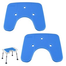 Shower Chair Stool Mat With 3 Holes NonSlip Waterproof Adhesive Pad Pro Kit