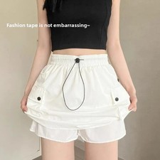 American Style White Workwear Mini Skirt Women Summer Hot Sale Of The Season New