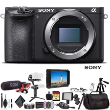 Sony Alpha a6500 Mirrorless Camera ILCE6500/B +Bag, Zhiyun-Tech WEEBILL Stabiliz