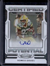 2023 Panini Certified Romeo Doubs Potential Signatures Auto #/149 Packers