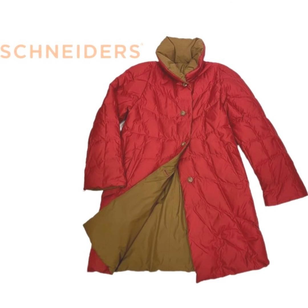 SCHNEIDERS Reversible Long Down Jacket Coat Outer - image 1