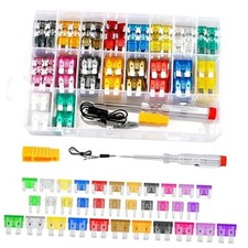 Car Fuses Assortment Kit with Fuse Puller and Tester, Standard  Mini  320PCS