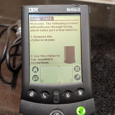 IBM WorkPad c3 Palm OS PDA 8MB RAM Touch/Stylus B W LCD 160x160 EZ