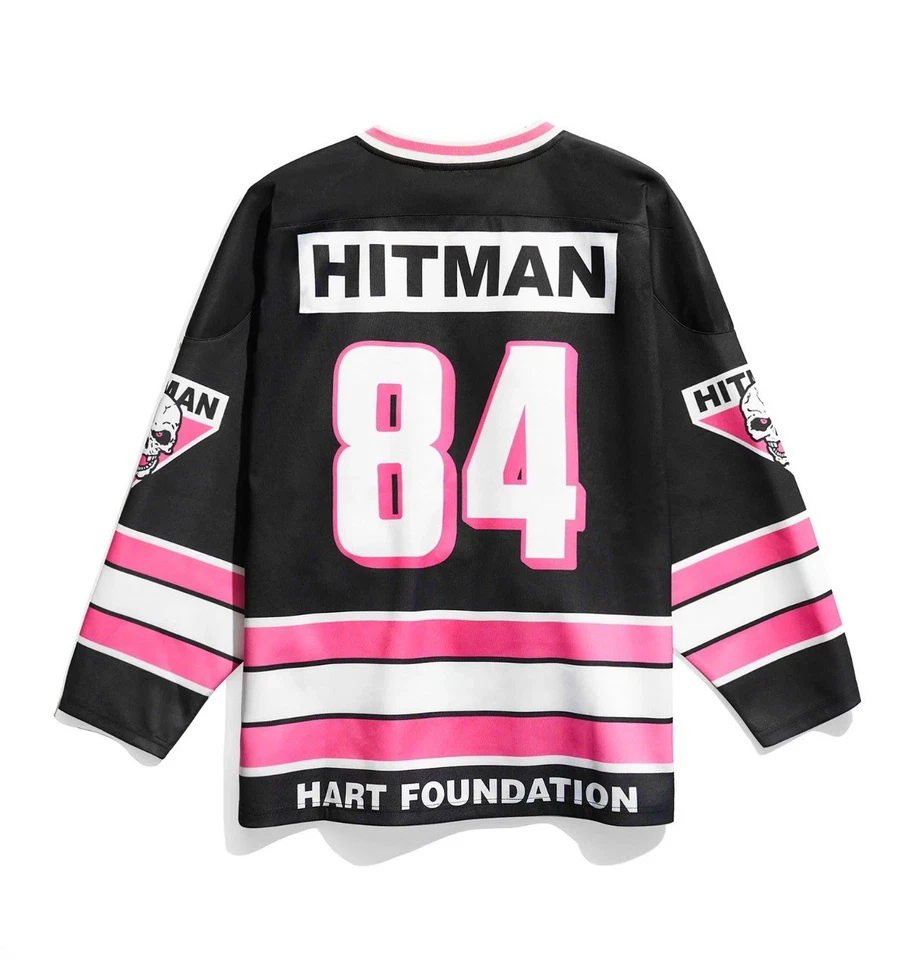 Camiseta de hockey Bret Hart de Chalk Line talla L WWE WWF WCW ECW Foto 2 de 3