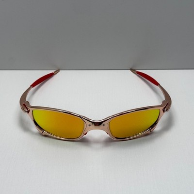 Oakley Juliet X-Metal Rose Gold Ruby Iridium Sunglasses Vintage