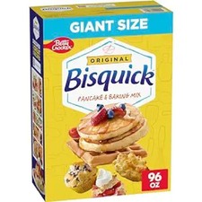 Betty Crocker Bisquick Original Pancake  Baking Mix Giant Size 96 oz