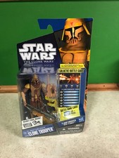 2010 Star Wars Clone Wars Flamethrower Clone Trooper CW26 Figure NIB