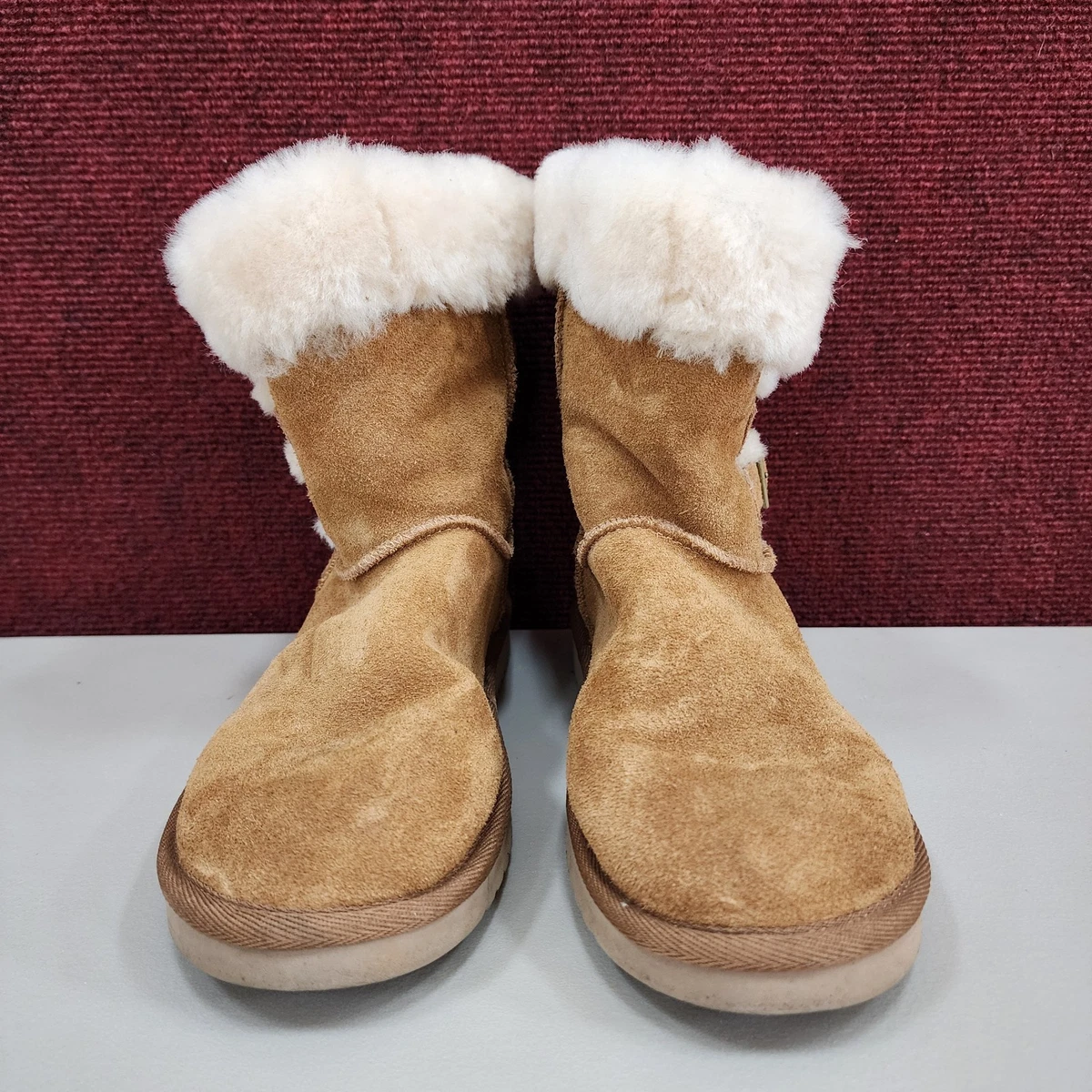UGG Australia MENS Classic Short Suede Fur Lined Boots Brown Size 10 UGG Australia Fur Boots for Men | Mercari main image 3