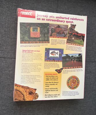 Amazon Trail II 2 for Mac & Windows 95 PC Big Box Mecc CD-ROM | eBay